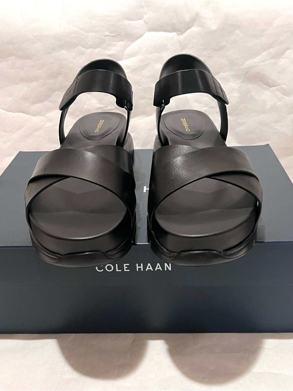 Cole Haan ZeroGrand Sandal II Black Size 10 - Picture 5 of 10